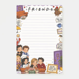 Friends TV Show Inspired Coffee Shop Nostalgia Des Post-it Notes