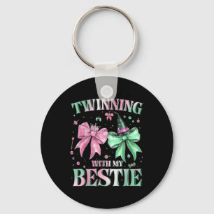 Friends Twinning With My Bestie Funny Friends Spir Key Ring