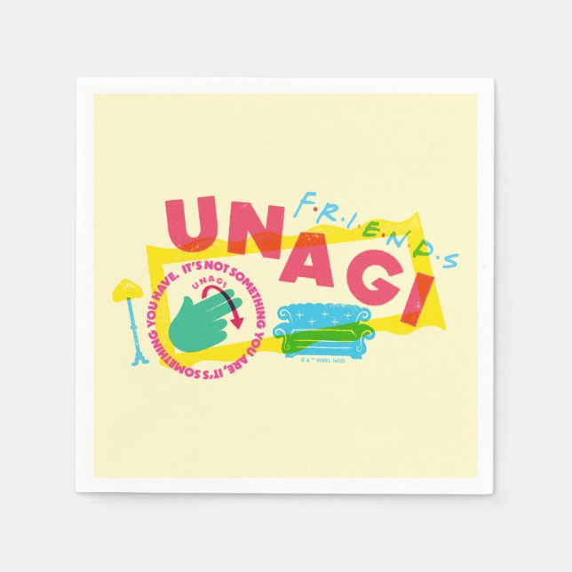 FRIENDS™ Unagi Napkin (Front)