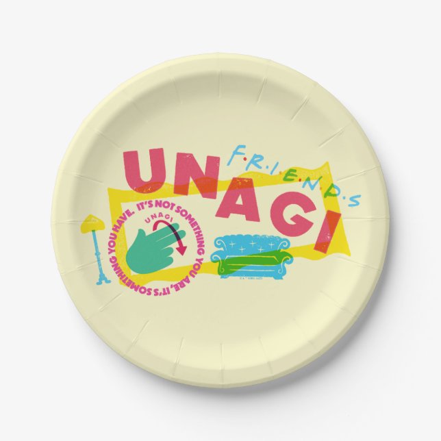 FRIENDS™ Unagi Paper Plate (Front)