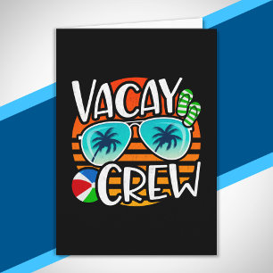 Friends Vacation - Couples Trip - Family Vacation Card