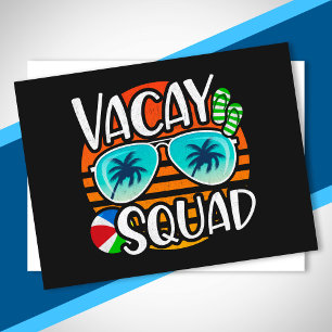 Friends Vacation - Couples Trip - Family Vacation Postcard