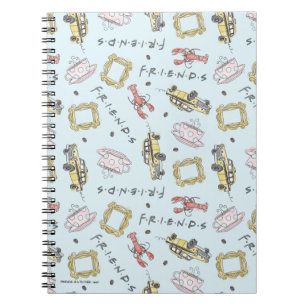 FRIENDS™ Watercolor Icons Pattern Notebook