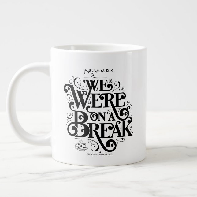 FRIENDS™ | We Were on a Break Large Coffee Mug (Left)