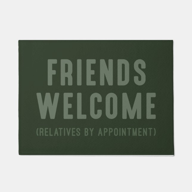 Friends Welcome Doormat (Front)