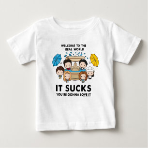FRIENDS™ Welcome to the Real World Chibi Baby T-Shirt