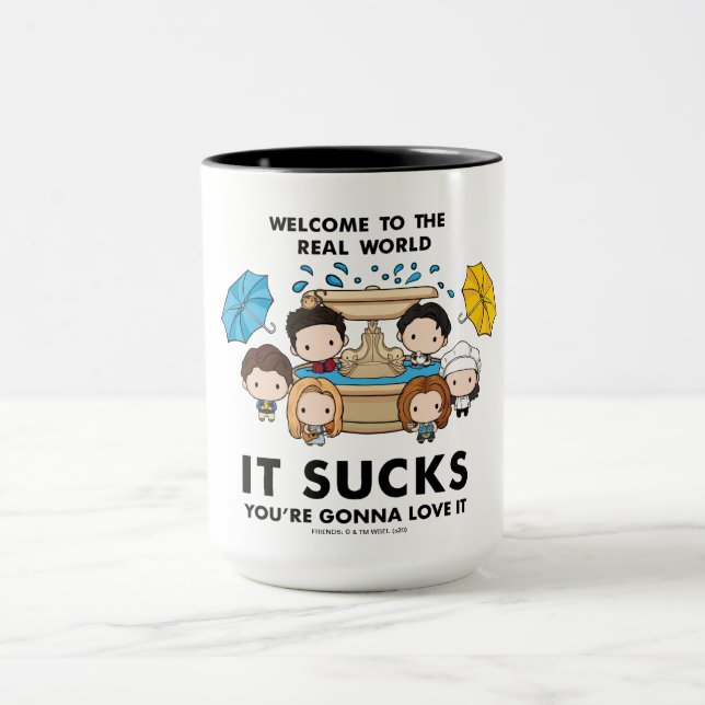 FRIENDS™ | Welcome to the Real World Chibi Mug (Center)