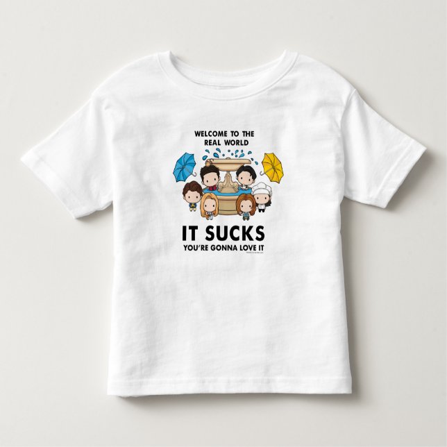 FRIENDS™ | Welcome to the Real World Chibi Toddler T-Shirt (Front)