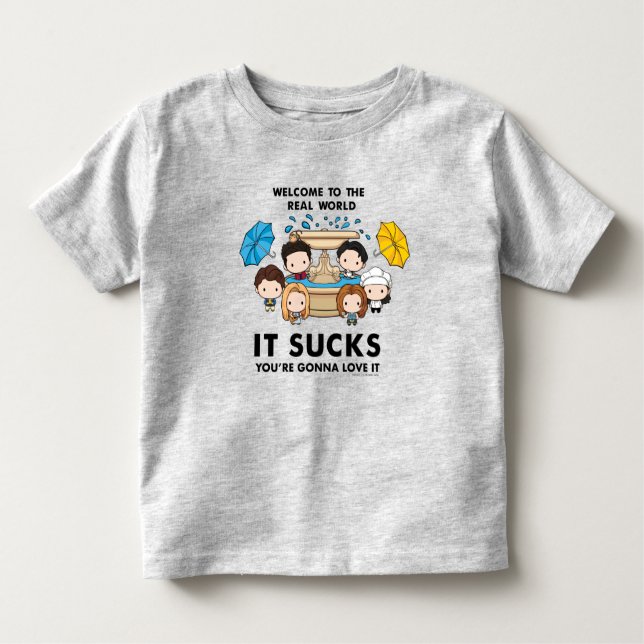 FRIENDS™ | Welcome to the Real World Chibi Toddler T-Shirt (Front)