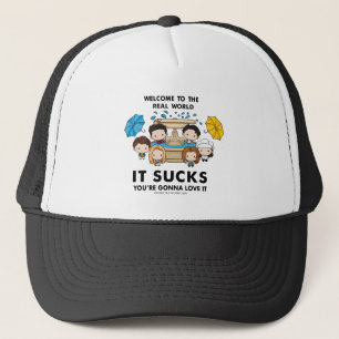 FRIENDS™   Welcome to the Real World Chibi Trucker Hat