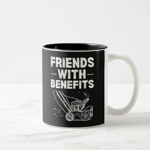 Friends With Benefits Snow Blower Two-Tone Coffee Mug