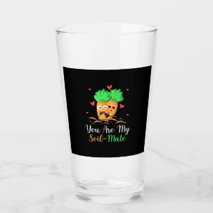 Friends You Are My Soil Mate Glass