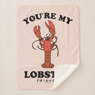 FRIENDS™   You're my Lobster - Classic Typography Sherpa Blanket