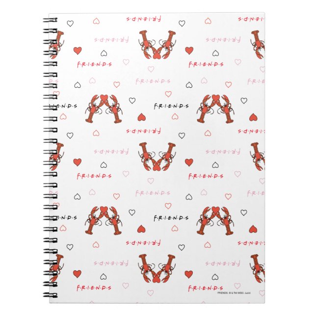 FRIENDS™ | You're my Lobster Pattern Notebook (Front)