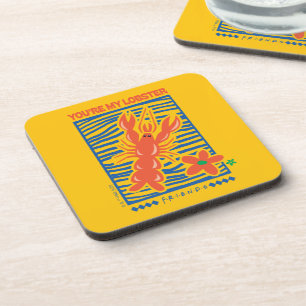 FRIENDS™ You're My Lobster Vibrant Graphic Coaster