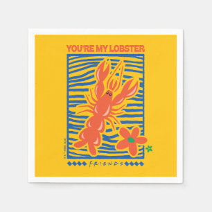 FRIENDS™   You're My Lobster Vibrant Graphic Napkin