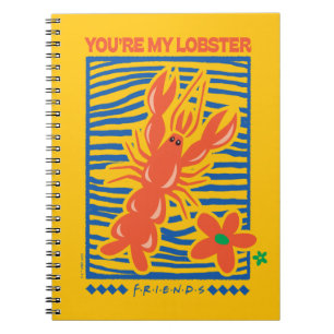 FRIENDS™ You're My Lobster Vibrant Graphic Notebook