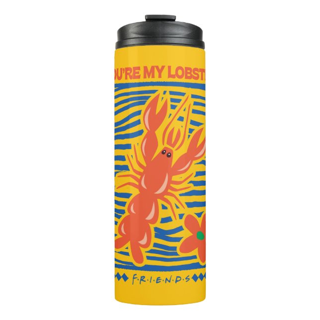FRIENDS™ | You're My Lobster Vibrant Graphic Thermal Tumbler (Front)