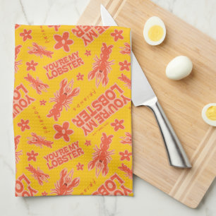 FRIENDS™ You're My Lobster Vibrant Pattern Tea Towel