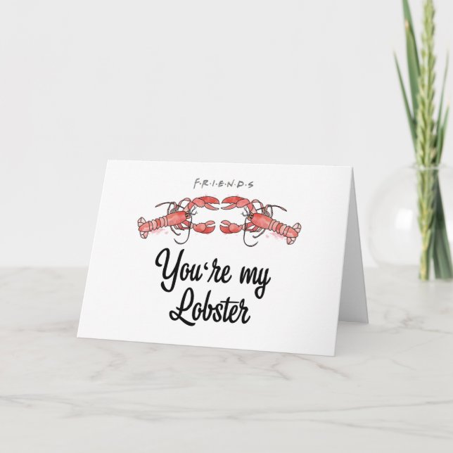 FRIENDS™ | You're my Lobster Watercolor Quote Card (Front)