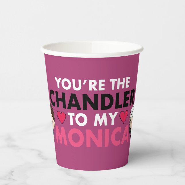 FRIENDS™ | You're the Chandler to my Monica Paper Cups (Left)