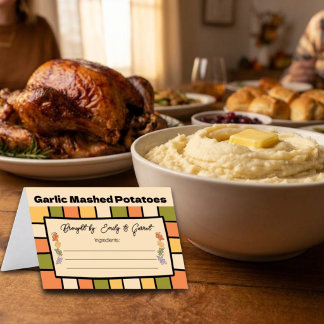 Friendsgiving Buffet Card