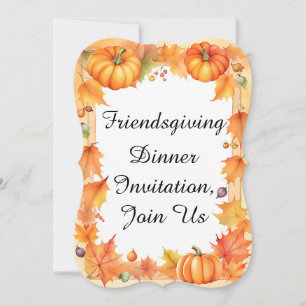 Friendsgiving Dinner Invitation, Join Us Invitation