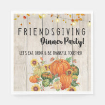 Friendsgiving dinner party bspkins