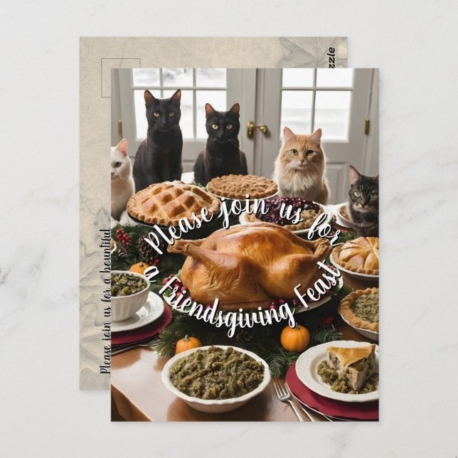 Friendsgiving Feast Postcard (Front/Back)