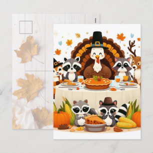 Friendsgiving Holiday Postcard