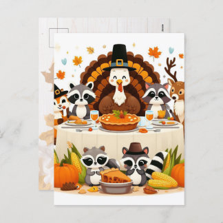 Friendsgiving Holiday Postcard