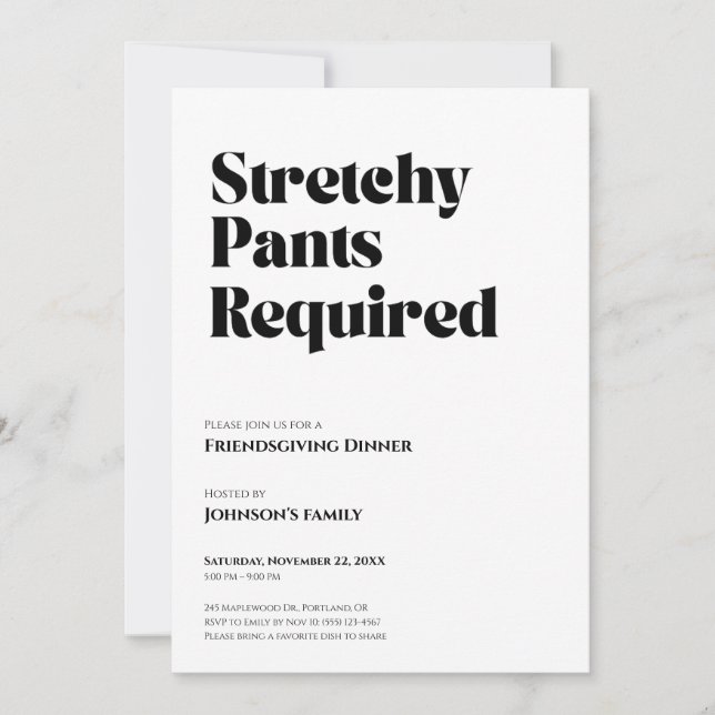 Friendsgiving Invitation (Front)