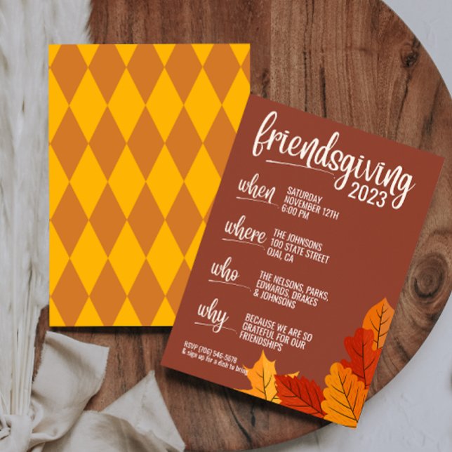 Friendsgiving Invitation (Creator Uploaded)