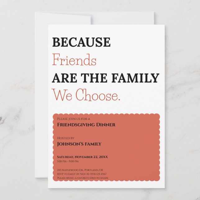 Friendsgiving Invitation (Front)