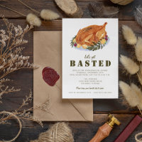 Friendsgiving Let's Get Basted Thanksgiving Dinner