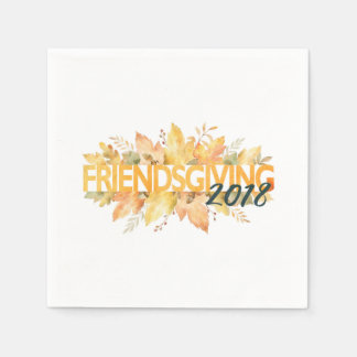 Friendsgiving Party Napkins 2018