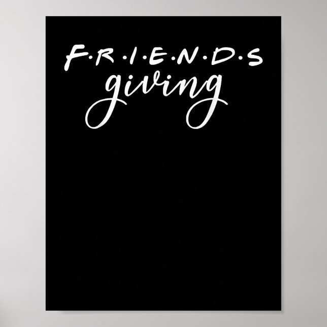 Friendsgiving Squad 2022 Funny Thanksgiving Friend Poster (Front)