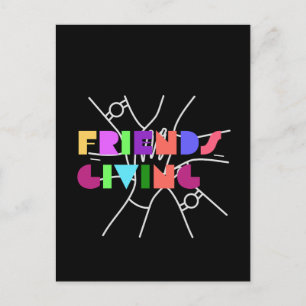 Friendsgiving Squad: Grateful & Gathered Postcard