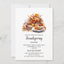 Friendsgiving Thanksgiving Dinner