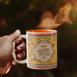 Friendsgiving Two-Tone Coffee Mug