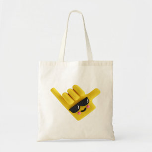 Friendship and greetings classic round tote bag