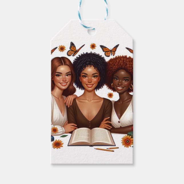 Friendship and Words Gift Tags (Front)