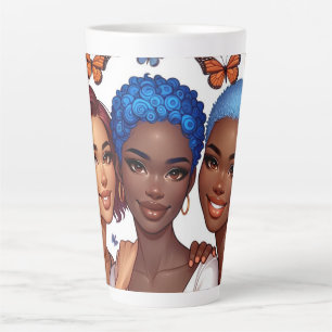 Friendship and Words Latte Mug