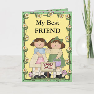 Friendship and Yard sales Card