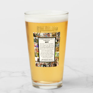 Friendship Appreciation   BFF 22 Photo Collage Glass