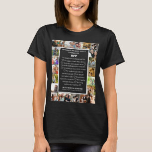 Friendship Appreciation   BFF 22 Photo Collage T-Shirt