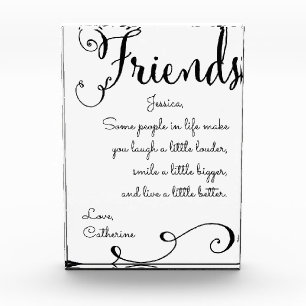 Friendship Appreciation Photo Block