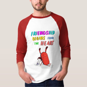 Friendship Begins From Heart July Demon 30 Friends T-Shirt