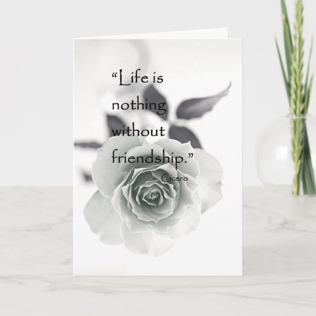 Friendship Birthday Greeting Card (Front)