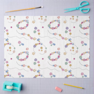 Friendship Bracelet Girl Jewelry Pattern Tissue Paper